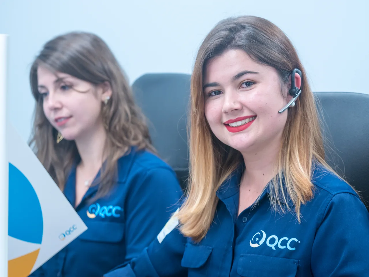 QCC professional staff at operations helpdesk