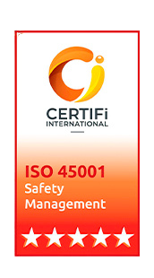ISO 45001 badge